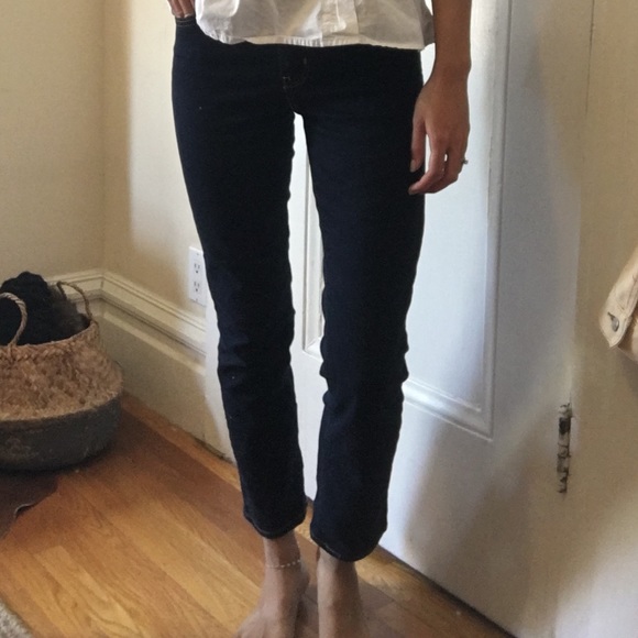 LEVI | High Rise Straight Jeans in Dark blue - Picture 4 of 4